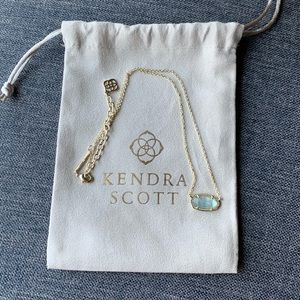 Kendra Scott Elisa Necklace in Light Blue Illusion